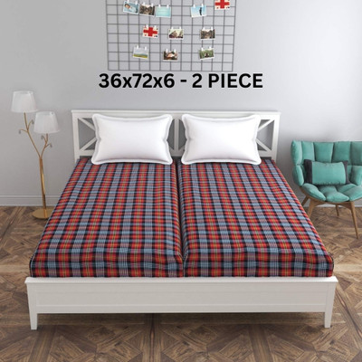 HouseOfCommon Zippered Double Size Breathable, Stretchable Mattress Cover(Multicolor)