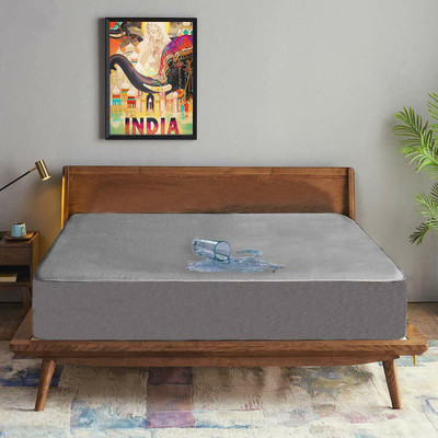 Eskay Elastic Strap Single Size Breathable, Stretchable, Waterproof Mattress Cover(Grey)