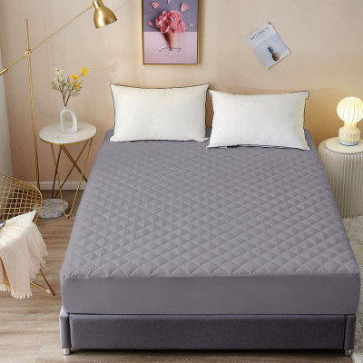 Comfowell Fitted Single Size Waterproof Mattress Cover(Grey)