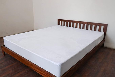 Dolfit Elastic Strap Single Size Breathable, Stretchable, Waterproof Mattress Cover(White)