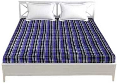 Mistik Zippered Single Size Breathable Mattress Cover(Blue)