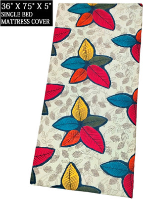 GriinViztal Zippered Single Size Breathable Mattress Cover(Multicolor)
