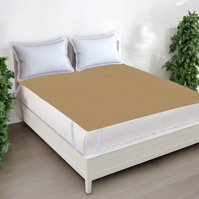 HomeStore-YEP Fitted King Size Waterproof Mattress Cover(Beige)