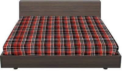 Dhawan Creations Zippered King Size Breathable Mattress Cover(Red)