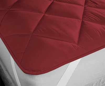 Luxurious Life Elastic Strap Queen Size Mattress Cover(Black)
