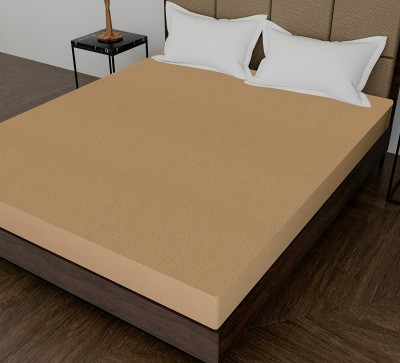 RELEIFE Fitted Queen Size Stretchable, Waterproof Mattress Cover(Beige)