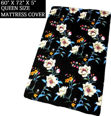 Vistex Zippered Queen Size Breathable Mattress Cover(Multicolor)