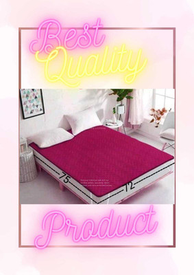 xperanto Elastic Strap King Size Breathable, Waterproof Mattress Cover(Maroon)