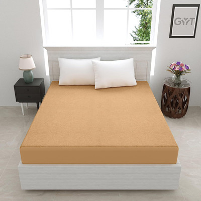RELEIFE Elastic Strap Queen Size Waterproof Mattress Cover(Beige)