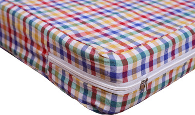Kupamat Zippered Single Size Breathable Mattress Cover(Multicolor)