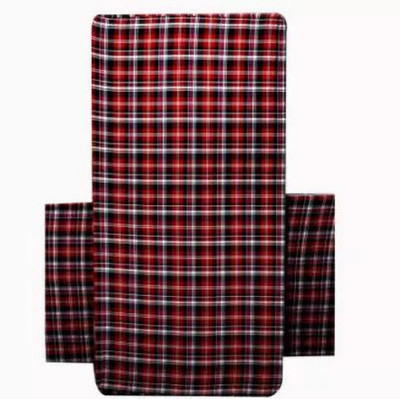 shividecor Zippered Double Size Breathable Mattress Cover(Red)