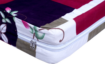 PARTH TRADERS Zippered Queen Size Breathable Mattress Cover(Multicolor)