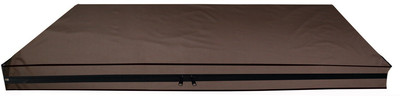 Nitasha Zippered Double Size Stretchable, Waterproof Mattress Cover(Brown)