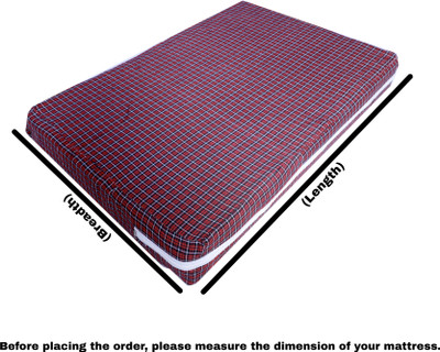 Matty Zippered Single Size Breathable Mattress Cover(Multicolor)