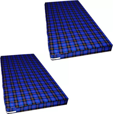 shividecor Zippered Double Size Mattress Cover(Blue)