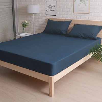 TRANQUIL THREADS Mattress Topper King Size Waterproof Mattress Cover(Blue)