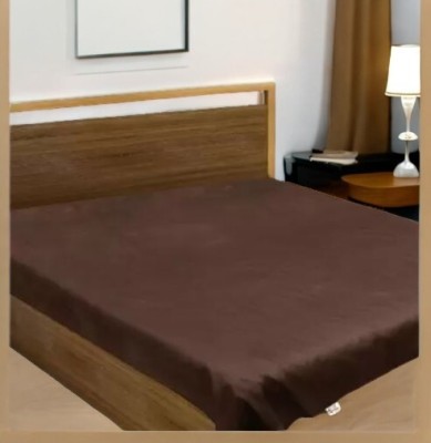 Glittering stars Fitted Double Size Waterproof Mattress Cover(Brown)