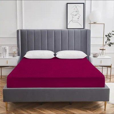 ComfyGuard Elastic Strap Double, King, Queen, Single Size Breathable, Stretchable, Waterproof Mattress Cover(Red)