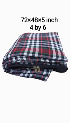 TWC Single Size Zippered Cotton Breathable Mattress Cover(Multicolor)