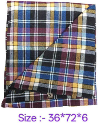 FLORAHANDLOOM Zippered Double Size Breathable Mattress Cover(Multicolor)