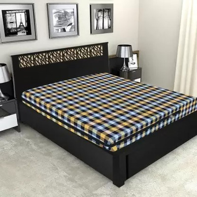 UPBED Zippered Single Size Breathable, Stretchable Mattress Cover(Yellow)