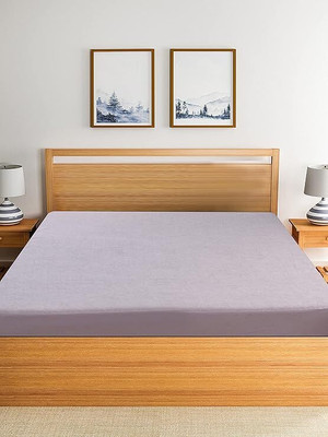 MK Life Fitted King Size Breathable, Stretchable, Waterproof Mattress Cover(Grey)