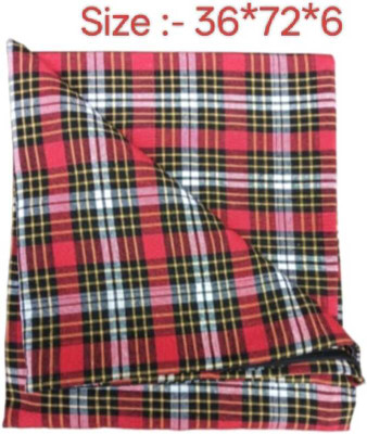 FLORAHANDLOOM Zippered Double Size Breathable Mattress Cover(Red)