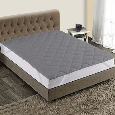 Relaxfeel Elastic Strap Single Size Stretchable, Waterproof Mattress Cover(Grey)