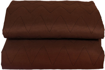 KRAZE Elastic Strap King Size Breathable, Stretchable, Waterproof Mattress Cover(Brown)