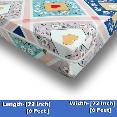 wellfit Zippered King Size Breathable Mattress Cover(White)