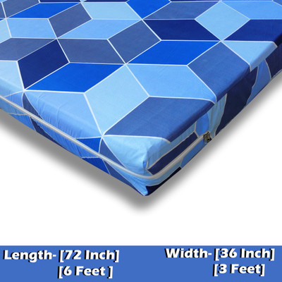 wellfit Zippered Single Size Breathable Mattress Cover(Multicolor)