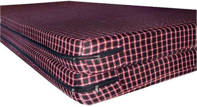 FLORAHANDLOOM Zippered Double Size Breathable Mattress Cover(Multicolor)