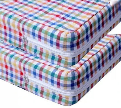 KS ENTERPRISES Zippered Double Size Breathable Mattress Cover(Multicolor)
