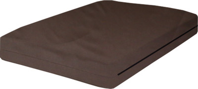 MeandMe Zippered Double Size Waterproof Mattress Cover(Brown)