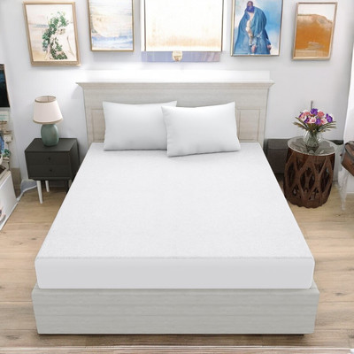 Luxurious Life Elastic Strap Single Size Mattress Cover(White)
