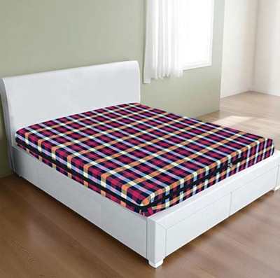 MSTextiles Zippered King Size Breathable, Stretchable Mattress Cover(Multicolor)