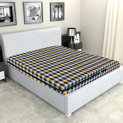 Mistik Zippered Single Size Breathable Mattress Cover(Yellow)