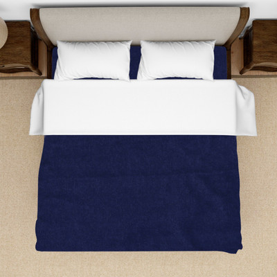 CPG SOFT Tie-ups Single Size Stretchable, Waterproof Mattress Cover(Blue)