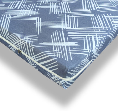 wellfit Zippered Double Size Breathable Mattress Cover(Grey)