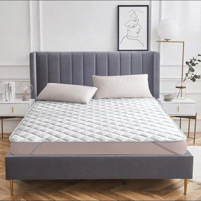 AVI Elastic Strap King Size Breathable, Waterproof Mattress Cover(White)