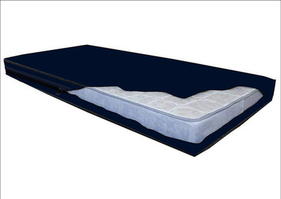 Aavya Unique Fashoion Zippered Single Size Breathable, Waterproof Mattress Cover(Blue)