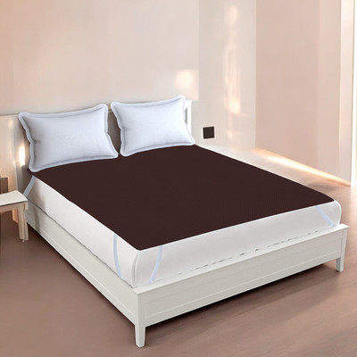 HomeStore-YEP Fitted King Size Waterproof Mattress Cover(Brown)