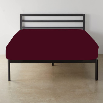 KVAR Zippered King Size Waterproof Mattress Cover(Maroon)