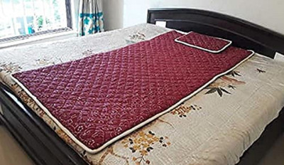 Jinal Enterprise Magnetic Field Sleeping Therapy | Bio Magnetic Mattress Massager(Maroon, White)