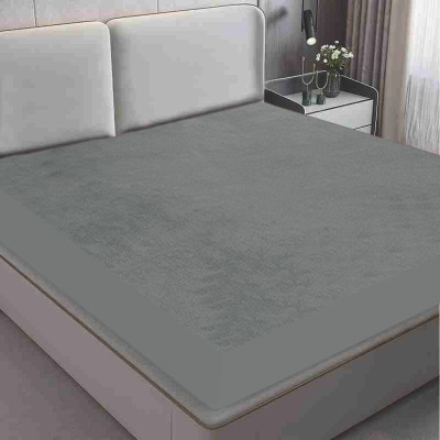 Mattress Protector Fitted King Size Breathable, Stretchable, Waterproof Mattress Cover(Grey)