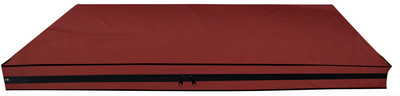 Nitasha Zippered Single Size Stretchable, Waterproof Mattress Cover(Red)