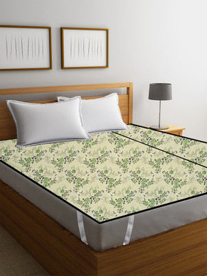 GURU ISHMA Elastic Strap King Size Waterproof Mattress Cover(Multicolor)