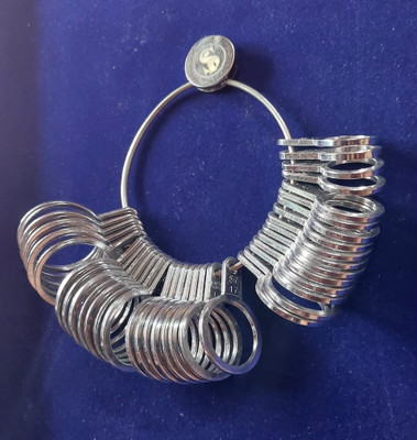 Shyam Sarowar Ring Sizer From no.1 to 36 in Stainless steel for jewellery manufacturer Ring Gauge