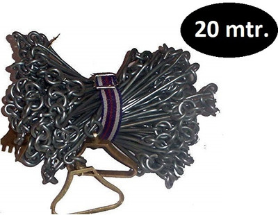 Solander 100 Links Land Measuring Survey Chain 20 Metre with Brass Tags and Brass Handle Height Gauge
