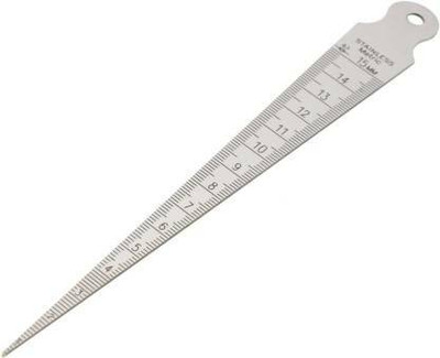 TOOLBUX Bore gauge / Taper Gage 1-15mm 1/32-5/8 Inch Feeler Gap Hole Measure Tool Bore Gauge